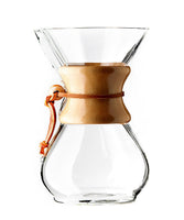 Six cup pour-over coffee maker