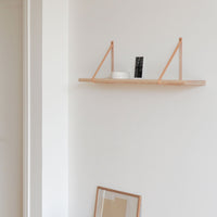 Leather Strap Shelf