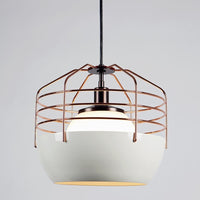 White/Copper Pendant