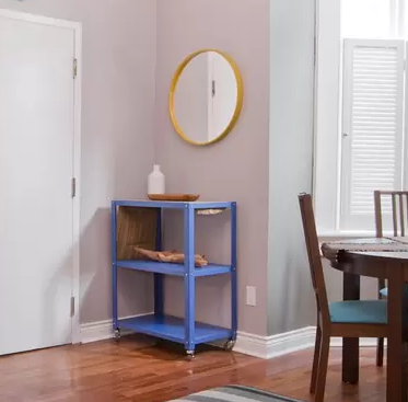 Blue metal shelf (One of a kind)