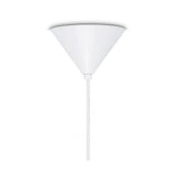Wide White Pendant