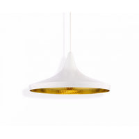 Wide White Pendant