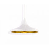 Wide White Pendant