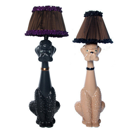 Poodle lamp