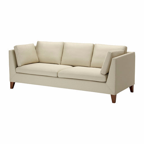Beige fabric sofa